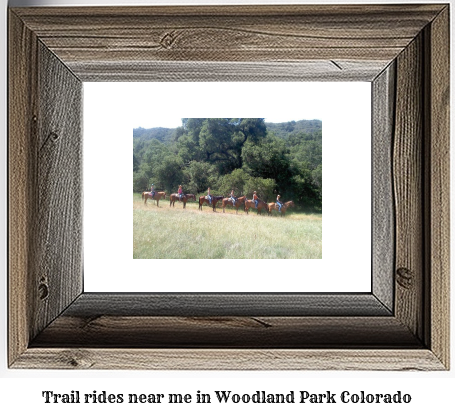 trail rides near me in Woodland Park, Colorado